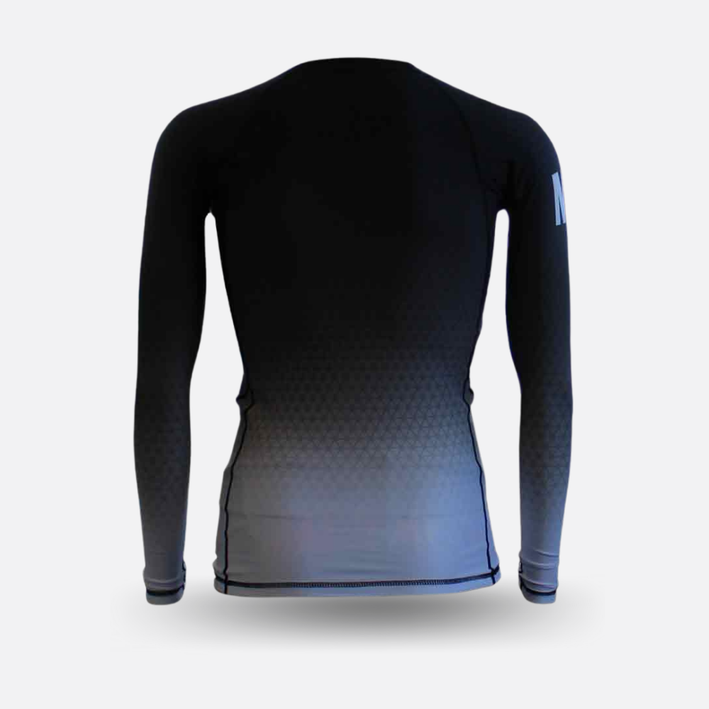 MA1 Long Sleeve Rash Guard - Wagara White - product photo 4