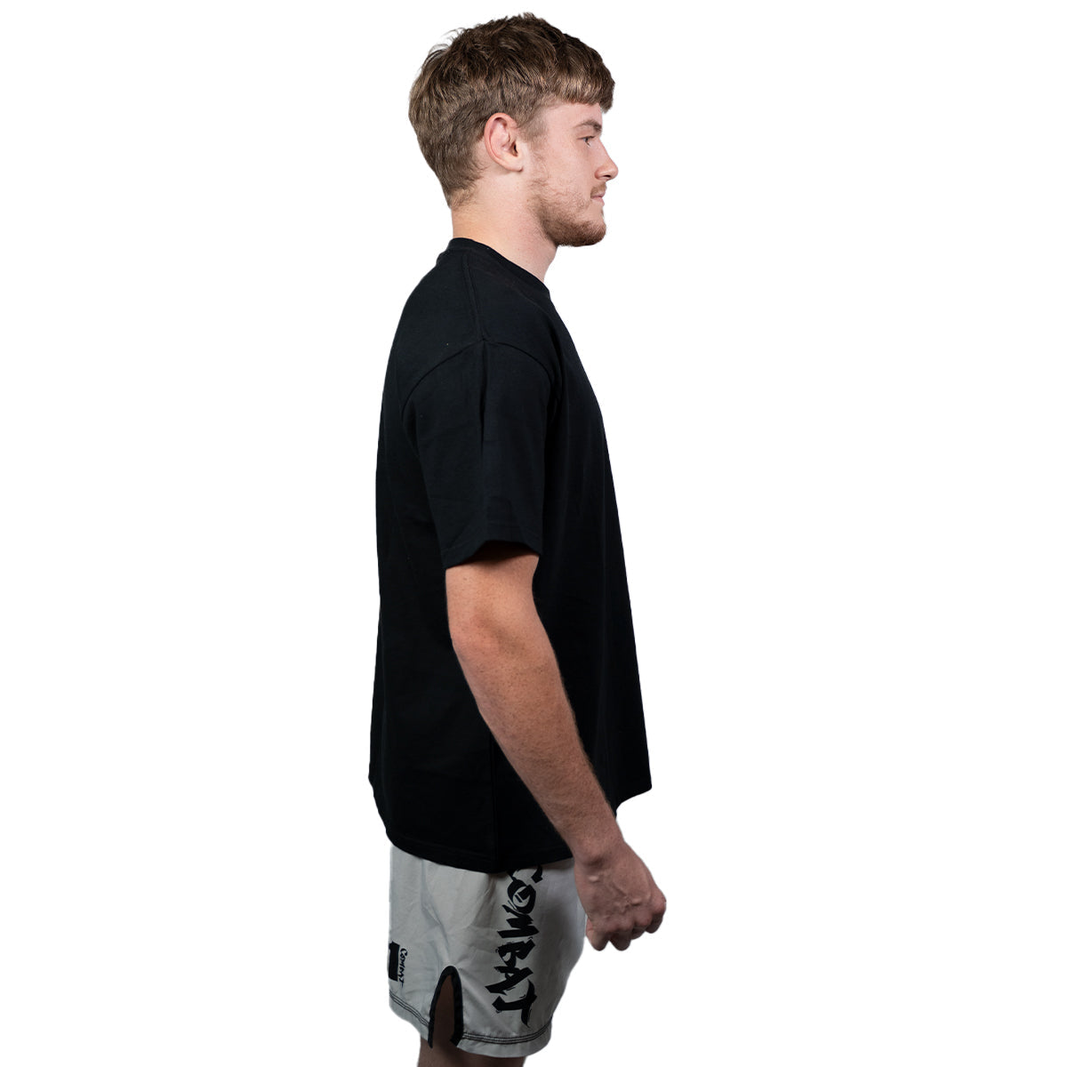 MA1 Combat Casual Oversized Black Tee - product photo 3