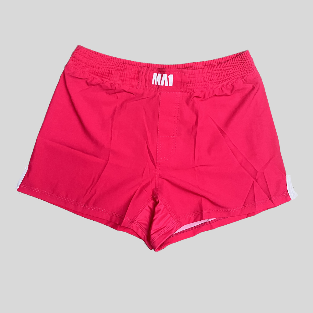 MA1 B-Team Pink High Cut MMA Shorts - product photo 2