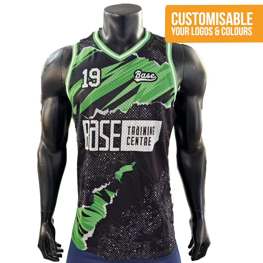 Custom Designed Jersey Singlet
