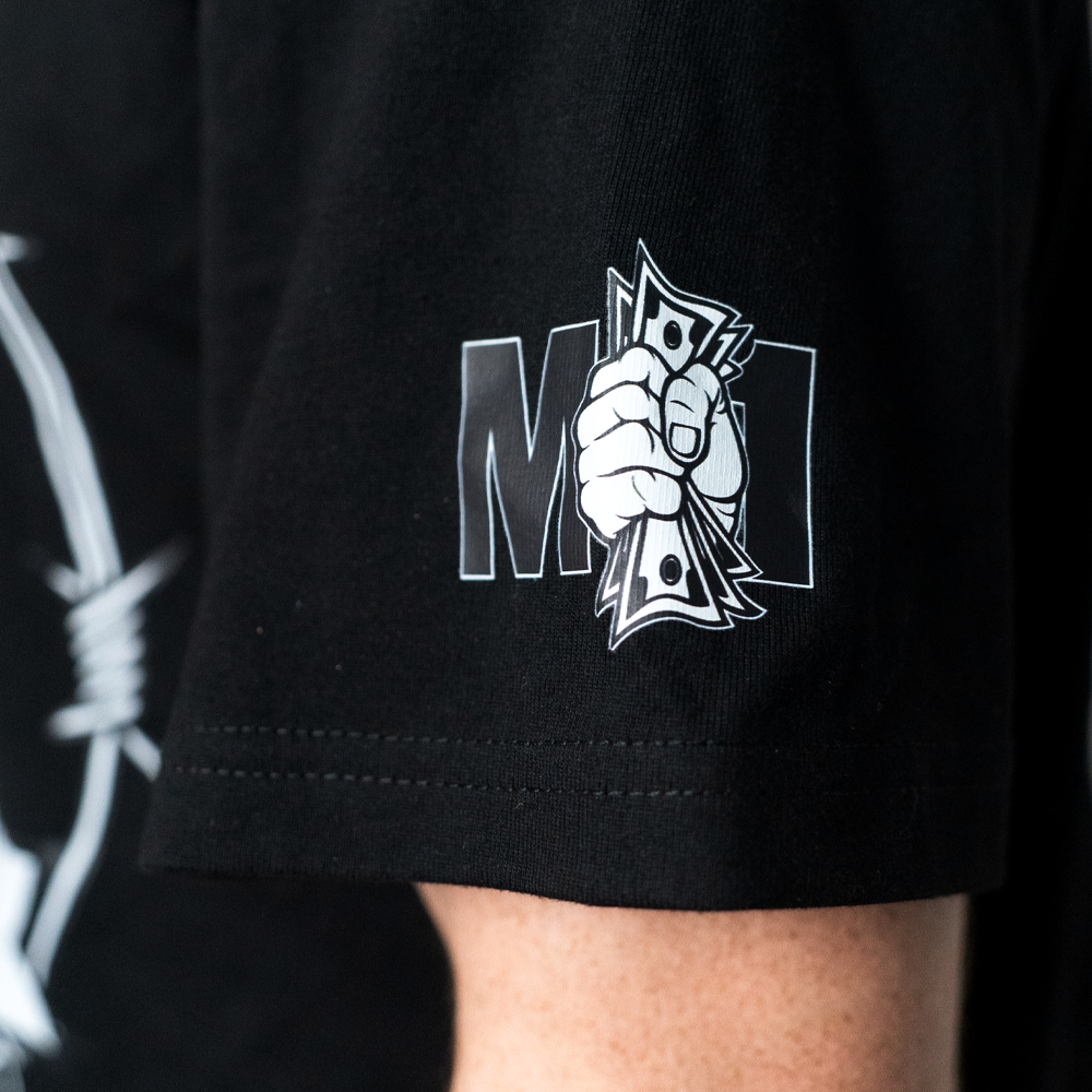 MA1 "Big Al" Alastair Volders Cotton Oversized Black Tee