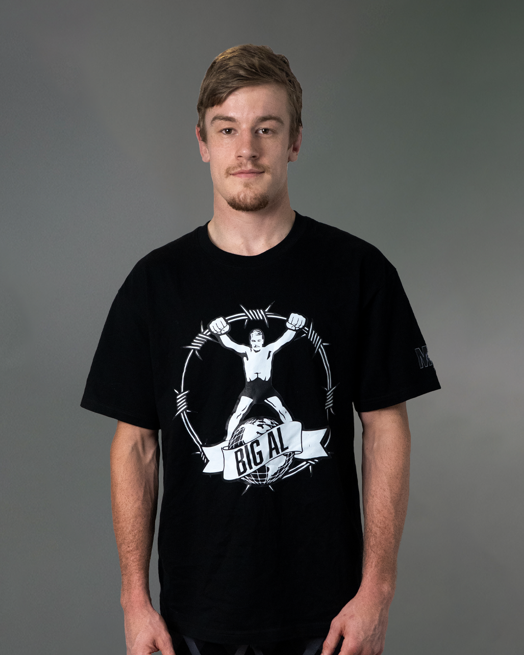 MA1 "Big Al" Alastair Volders Cotton Oversized Black Tee - product photo 2