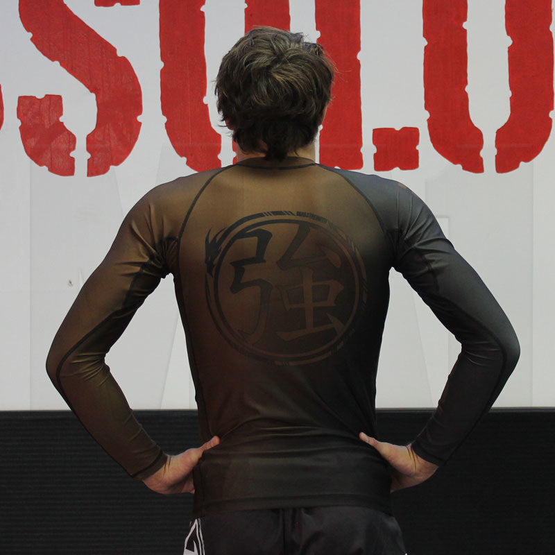 MA1 Long Sleeve Rash Guard - Gradient Brown - product photo 6