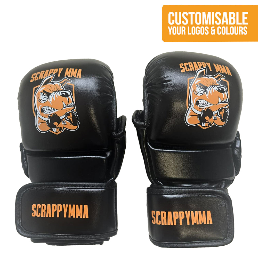 Custom Skin Tech MMA Sparring Gloves