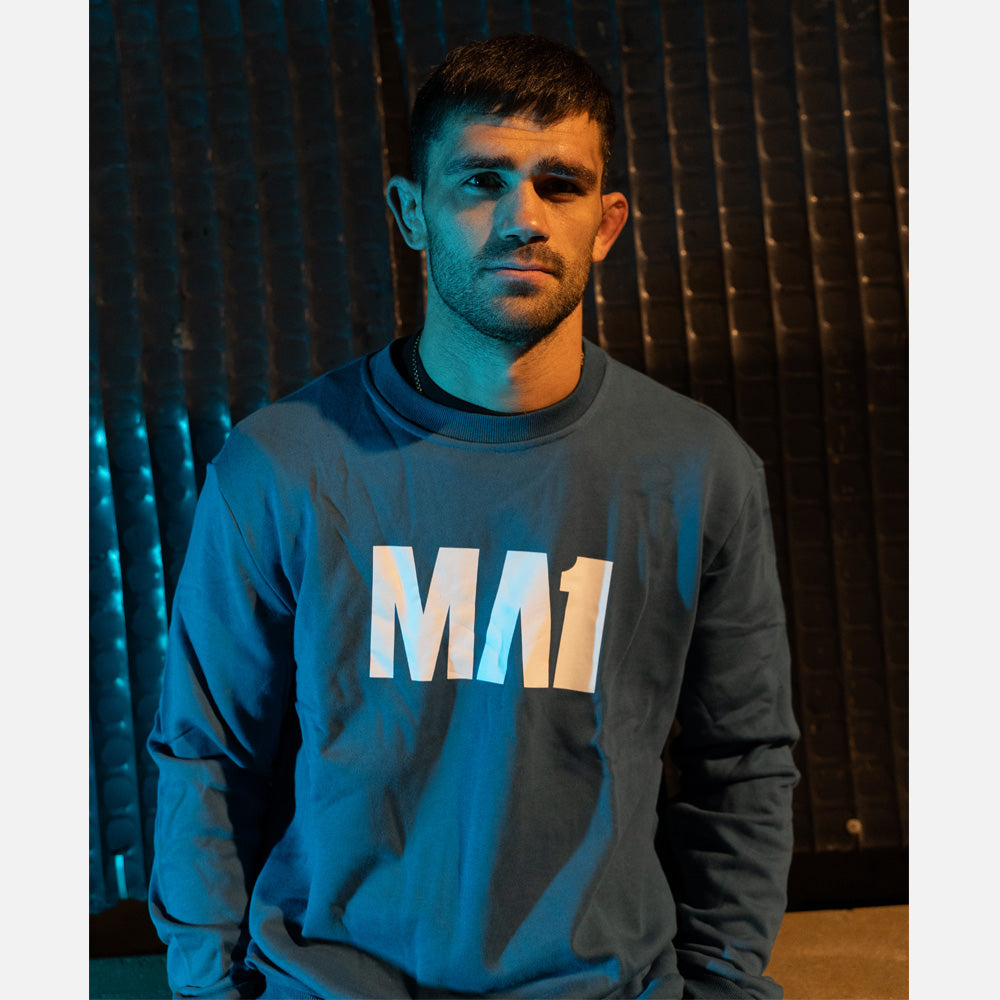 MA1 Classic Blue Teal Crew Neck - product photo 5
