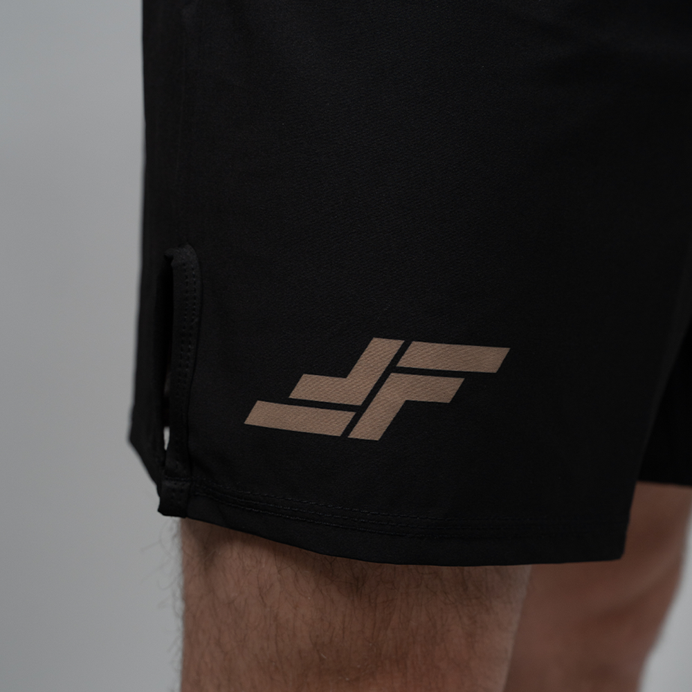 MA1 Fighting Fathers Black Hybrid Cut MMA Shorts