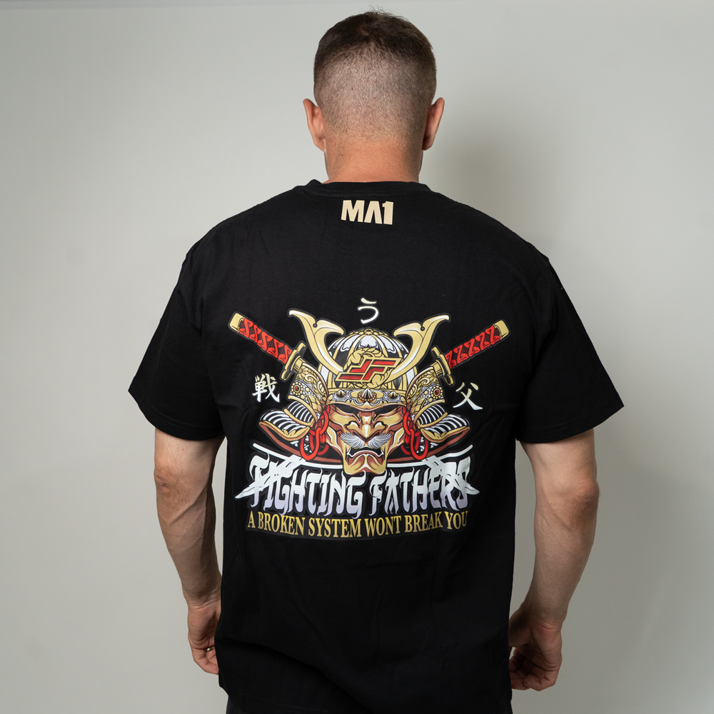 MA1 Fighting Fathers Black Tee - product photo 2