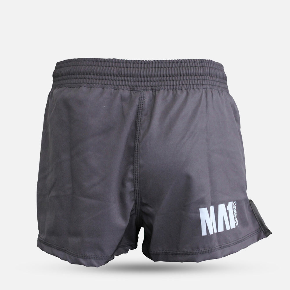 MA1 Combat Basic Black High Cut MMA Shorts - product photo 2