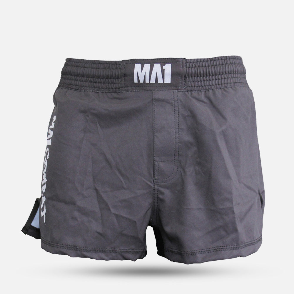 MA1 Combat Basic Black High Cut MMA Shorts - product photo 3