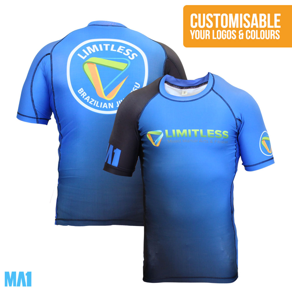 Custom Short Sleeve Rashguard / Compression Top - product photo 22