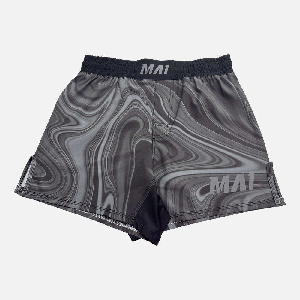 MA1 Liquid Hybrid Cut MMA Shorts, black sublimated design