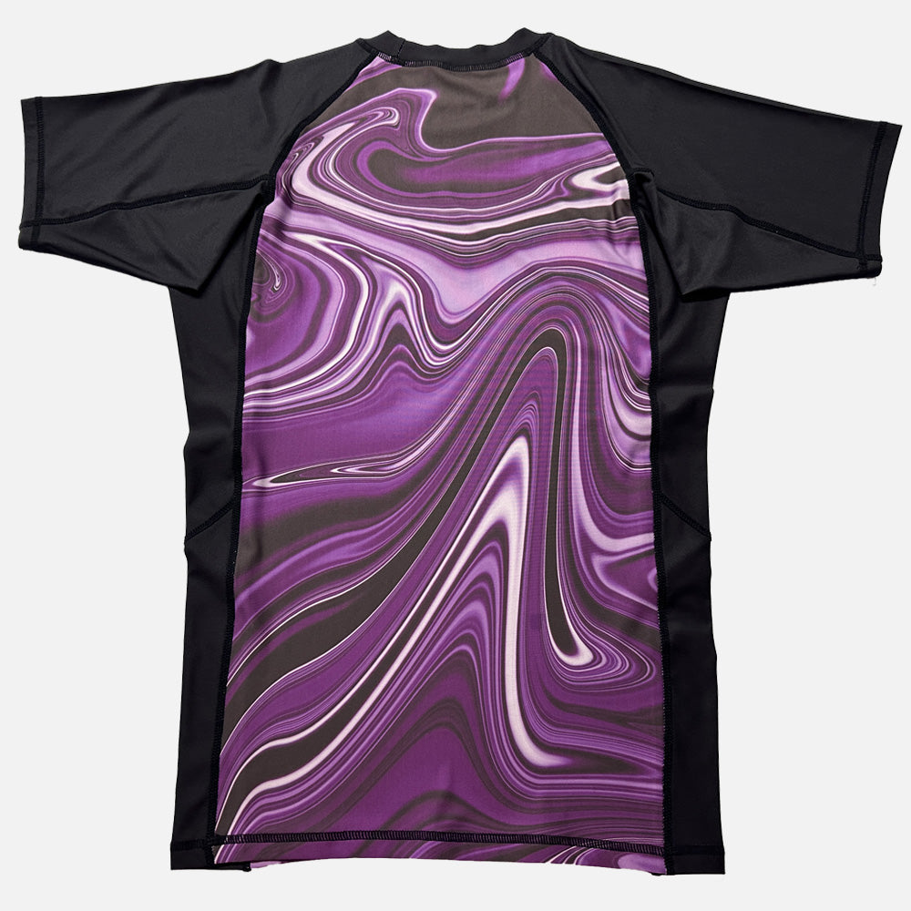 MA1 Liquid Purple Short Sleeve Rashguard - product photo 17