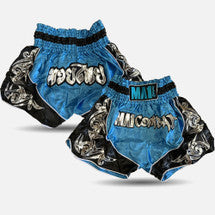 MA1 Combat Thai Made Aqua Black Thai Shorts