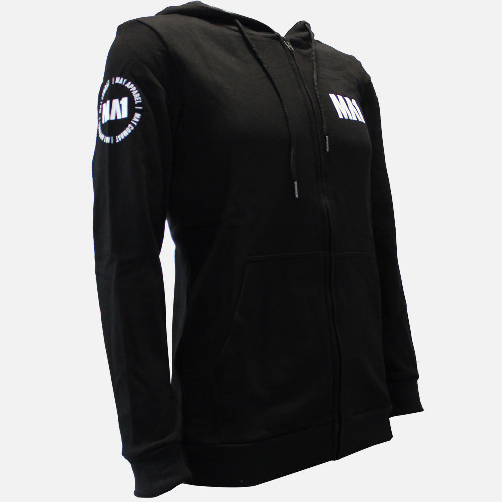 MA1 Monogram Black Zip Hoodie - product photo 6
