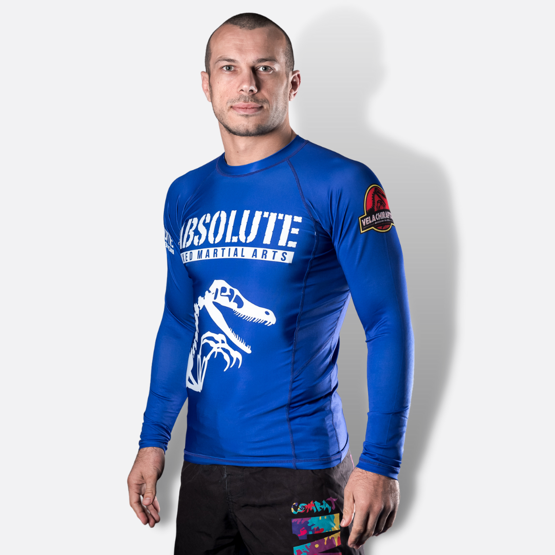 MA1 Raptor Long Sleeve Rash Guard - Blue - product photo 4