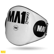 MA1 Thai Made White Leather Belly Pad - product photo 2