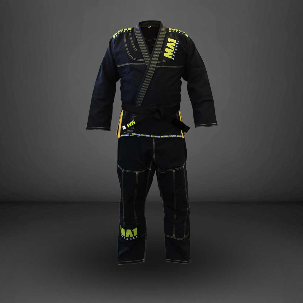 MA1 Ultra Light Gi - Black (contrast stitching)