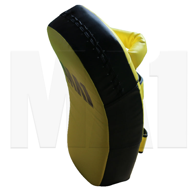MA1 Club Curved Thai Pads - Yellow