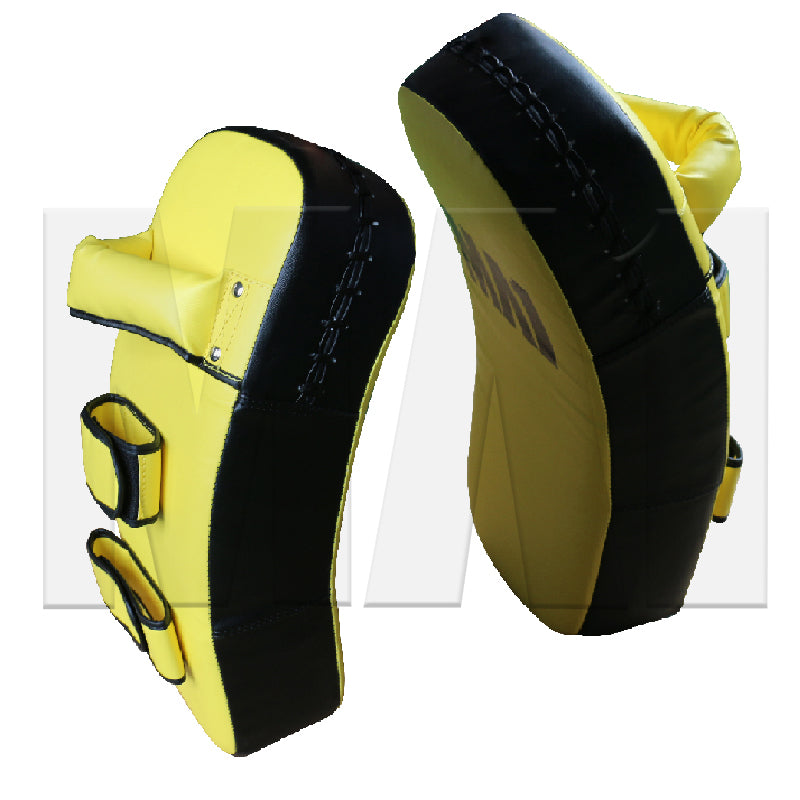 MA1 Club Curved Thai Pads - Yellow