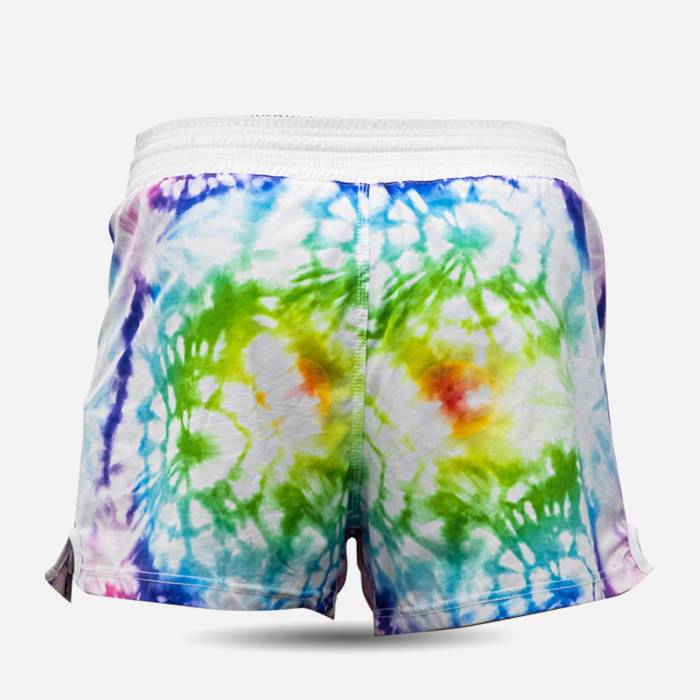 MA1 Tie Dye White High Cut MMA Shorts - product photo 3