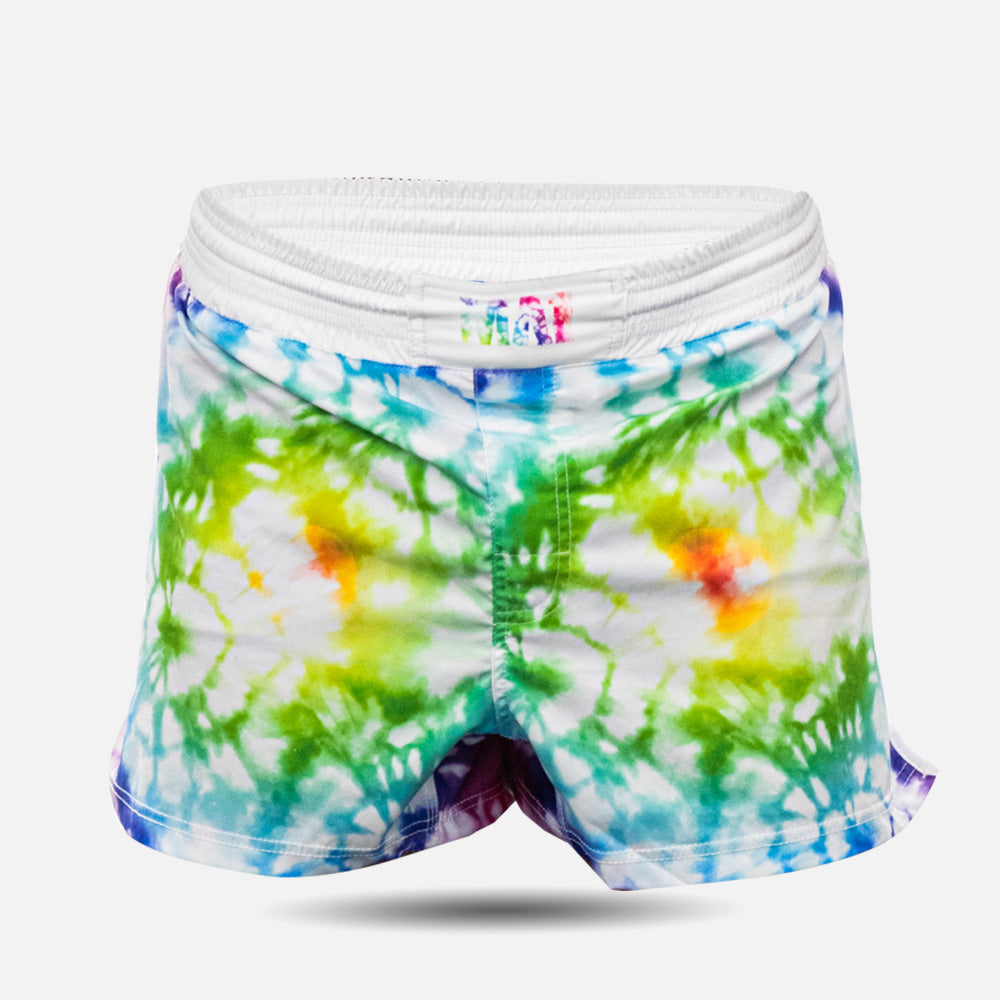 MA1 Tie Dye White High Cut MMA Shorts - product photo 2