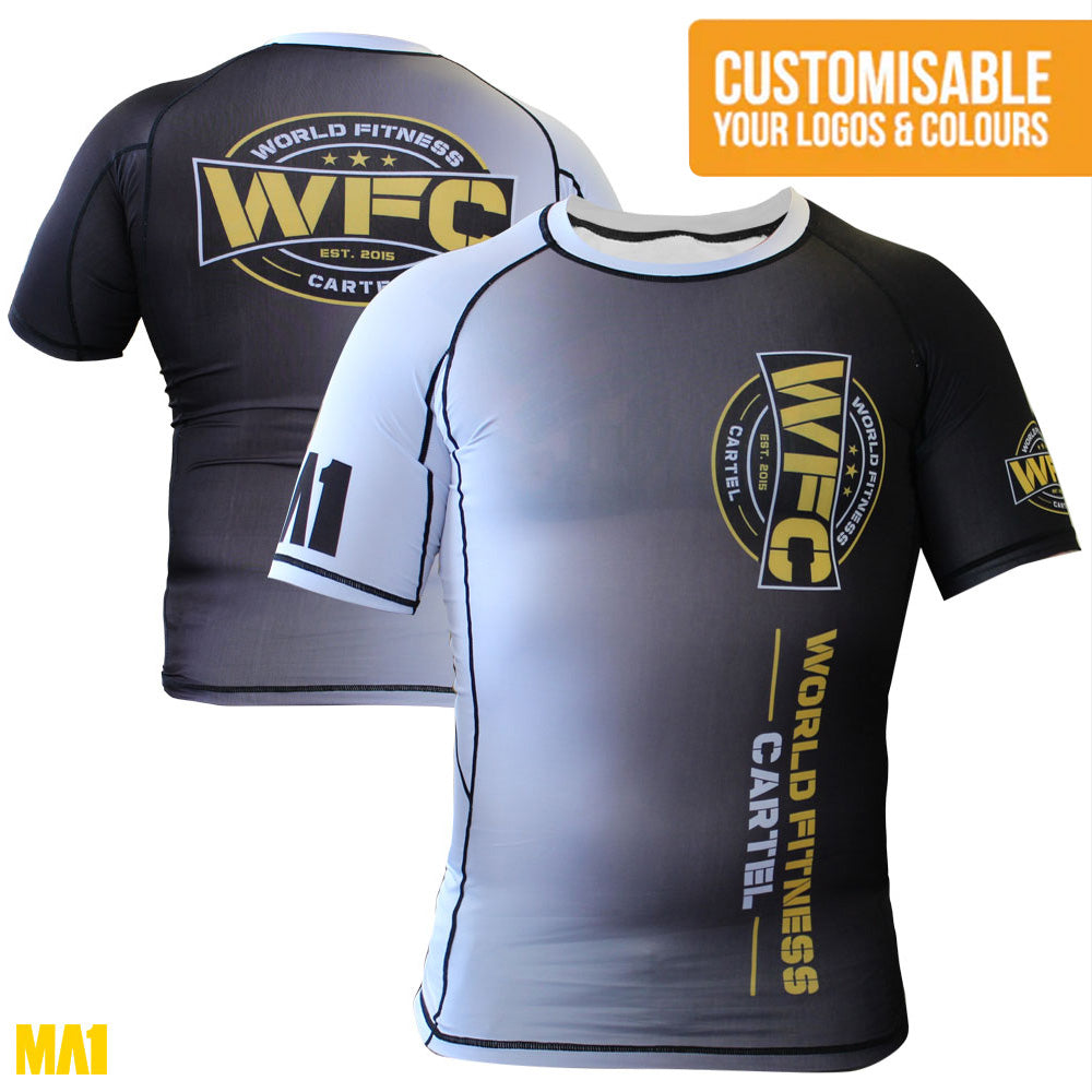 Custom Short Sleeve Rashguard / Compression Top - product photo 24