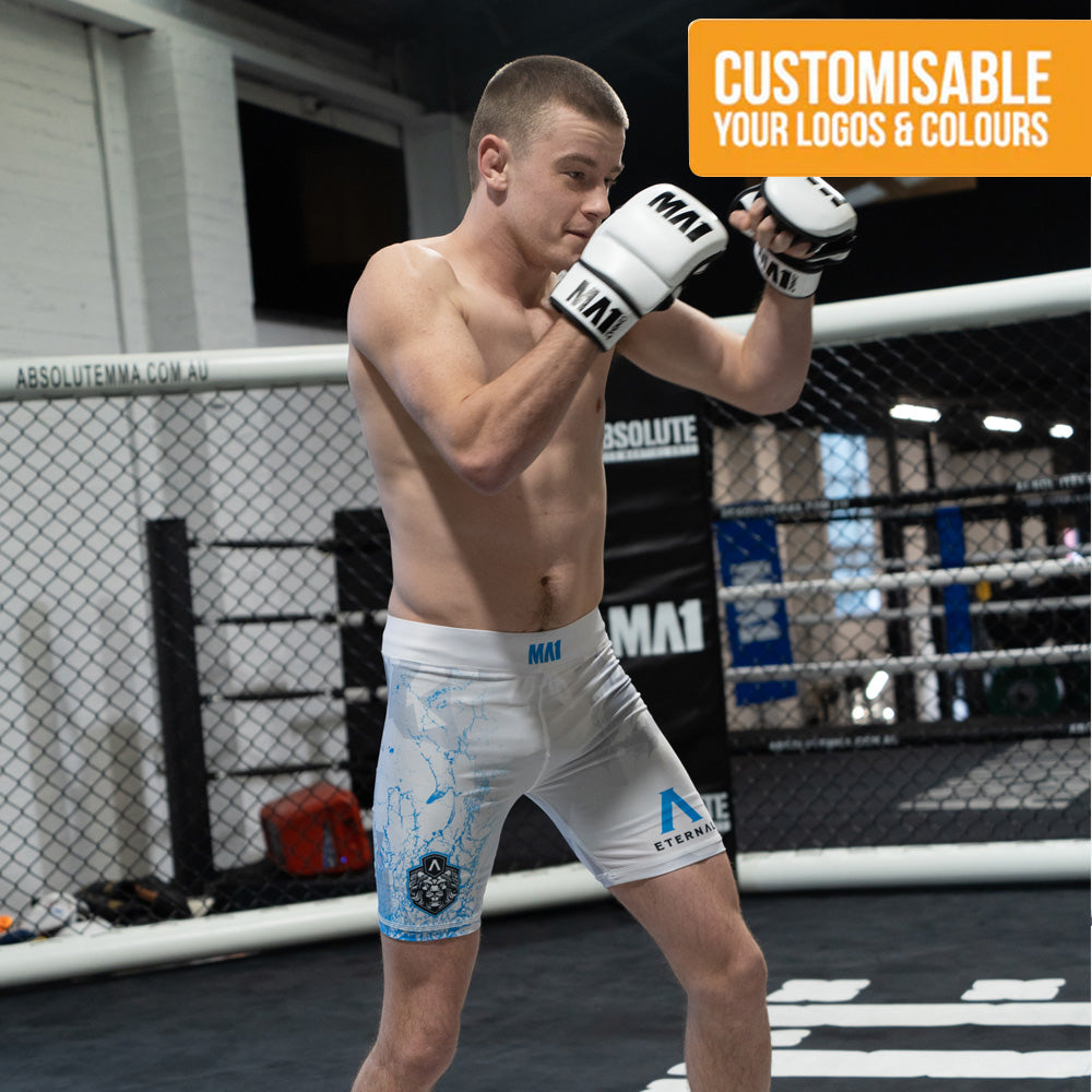 Custom Designed Male Long Vale Tudo Compression Shorts - product photo 5