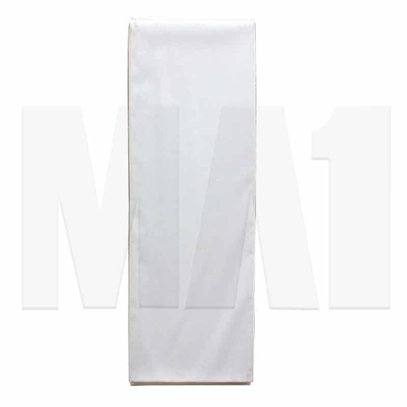 MA1 Wood Backed Wall Pad - White, 4cm thick