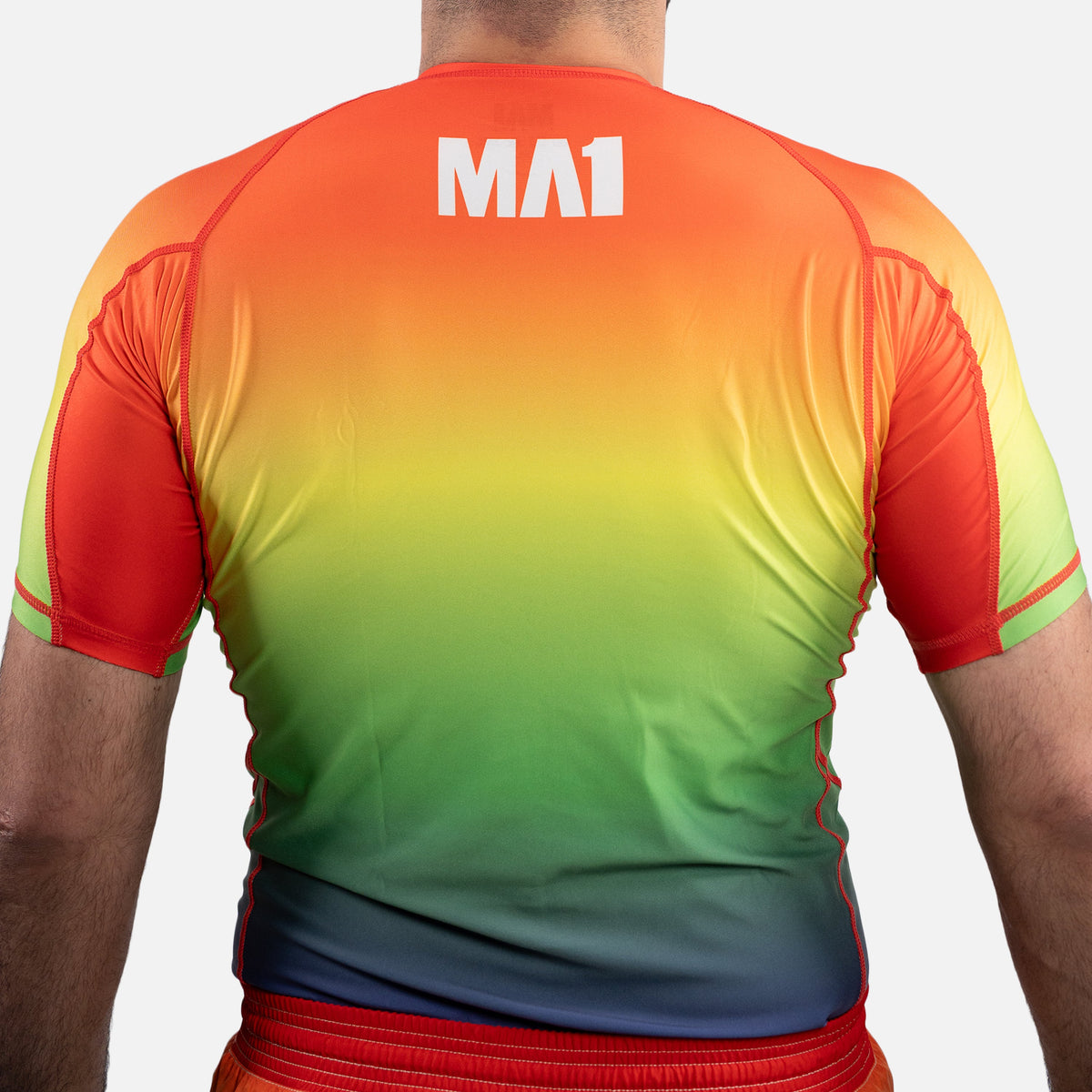 MA1 Keep BJJ Gay Gradient Short Sleeve Rashguard - product photo 4