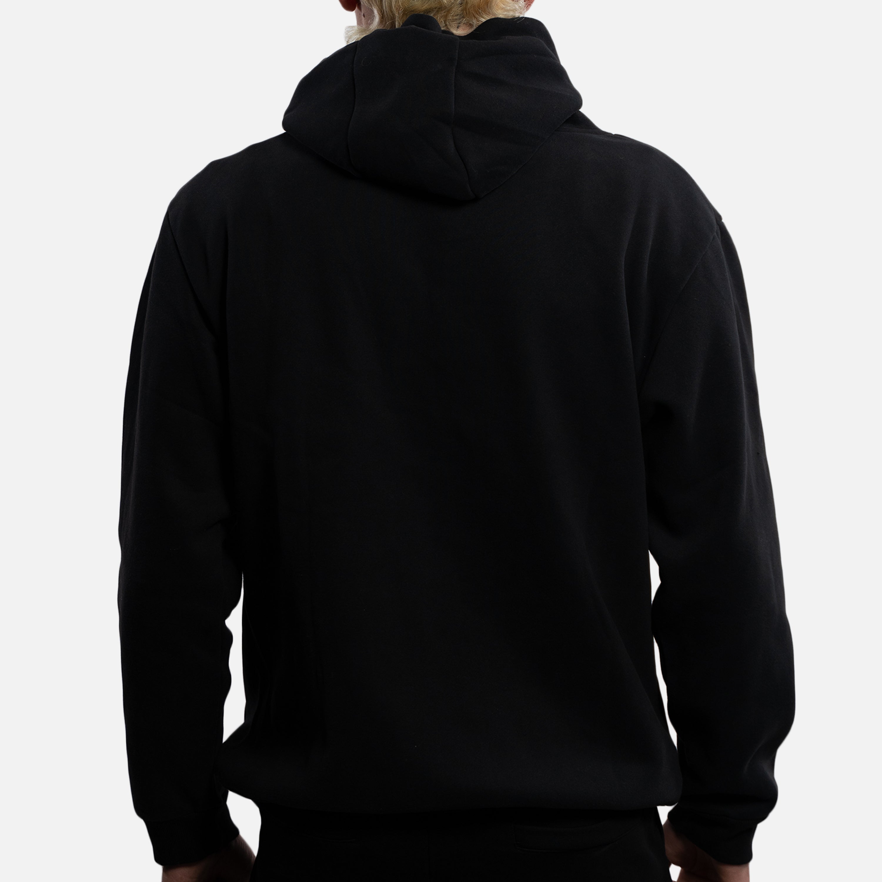 MA1 Combat Black White High Neck Hoodie