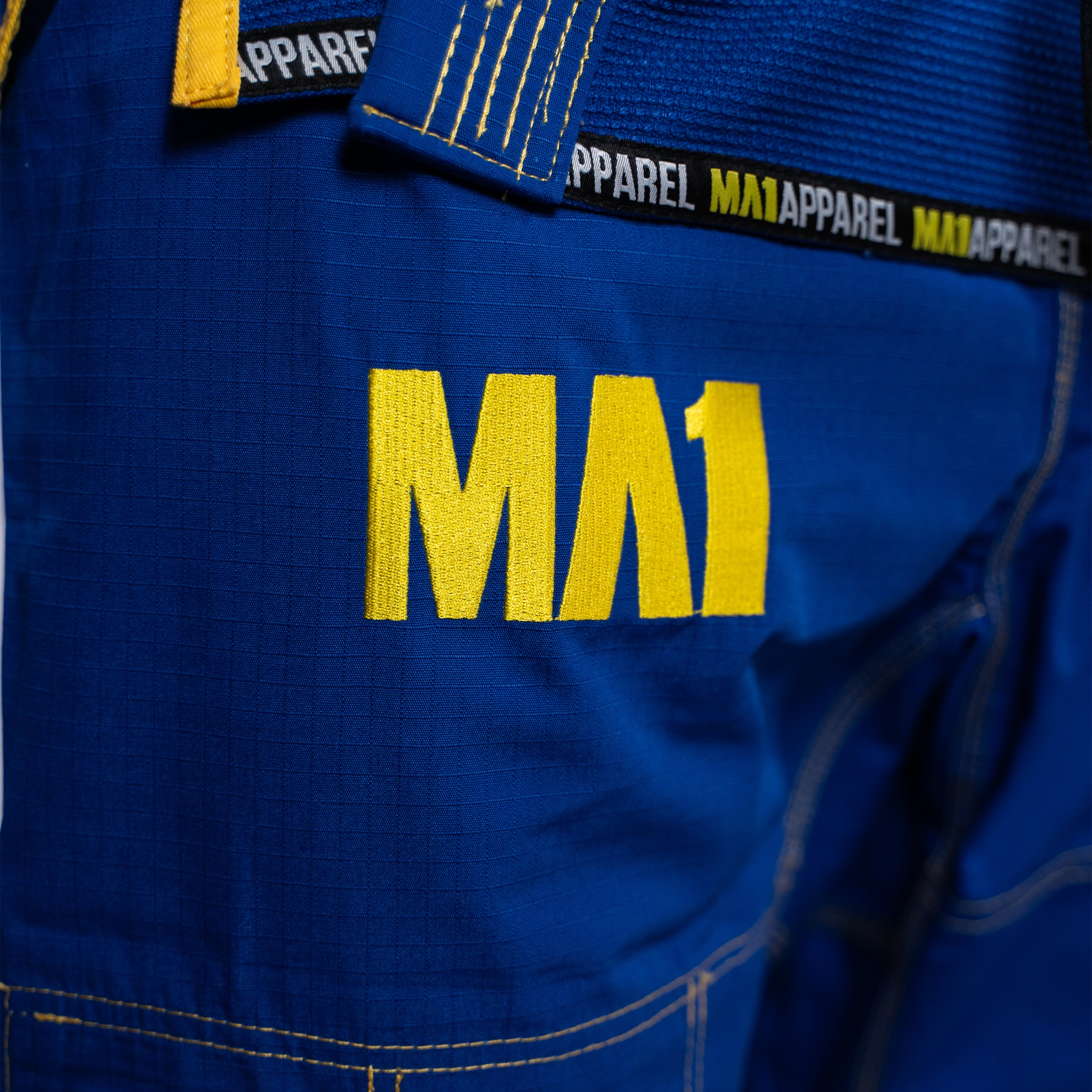 MA1 Premium Comp Gi - Blue & Yellow