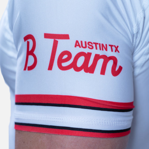 B-Team White Bulls Short Sleeve Rashguard - product photo 5