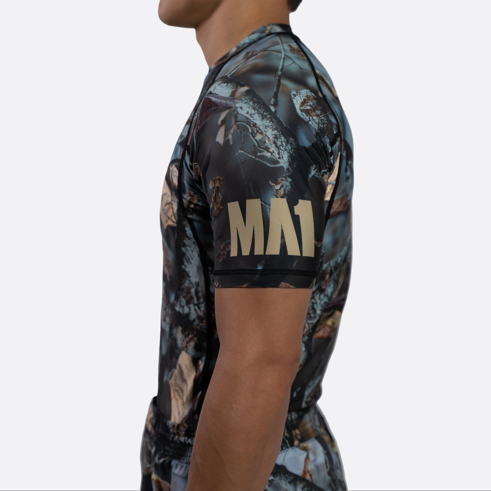 MA1 Hillbilly Camo Short Sleeve Rash Guard