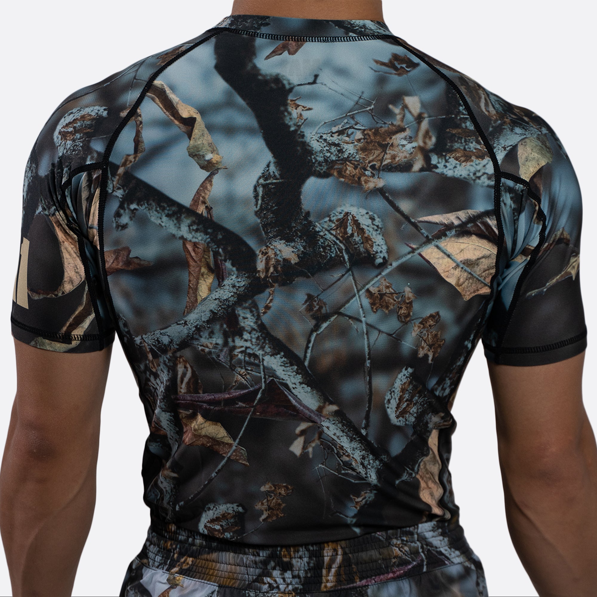 MA1 Hillbilly Camo Short Sleeve Rash Guard