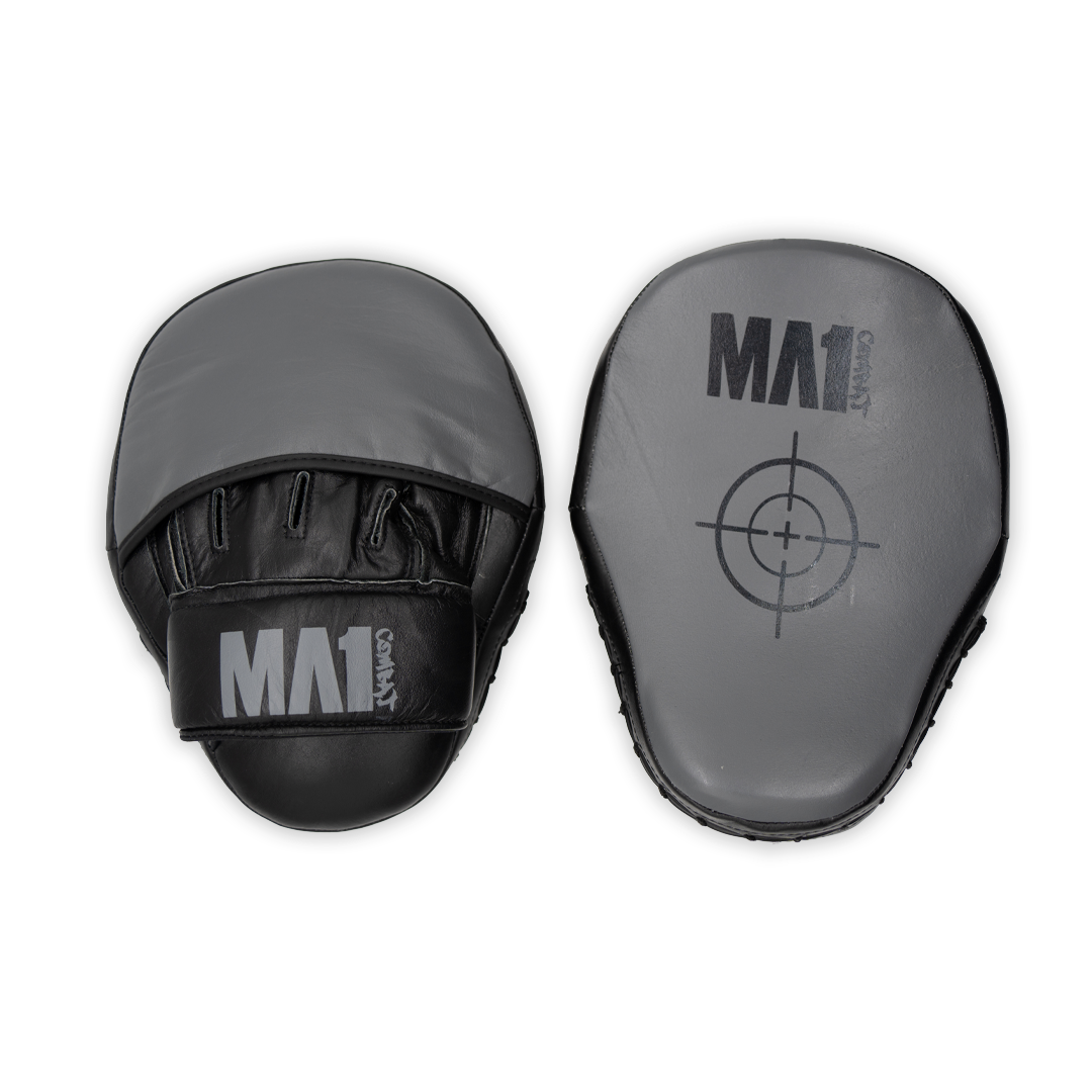 MA1 Kids Combat Grey Leather Focus Pads