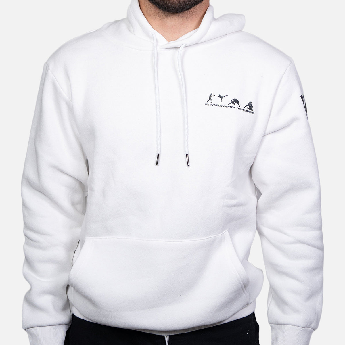 MA1 Fusion Fighting Championship FFC White Hoodie - product photo 2