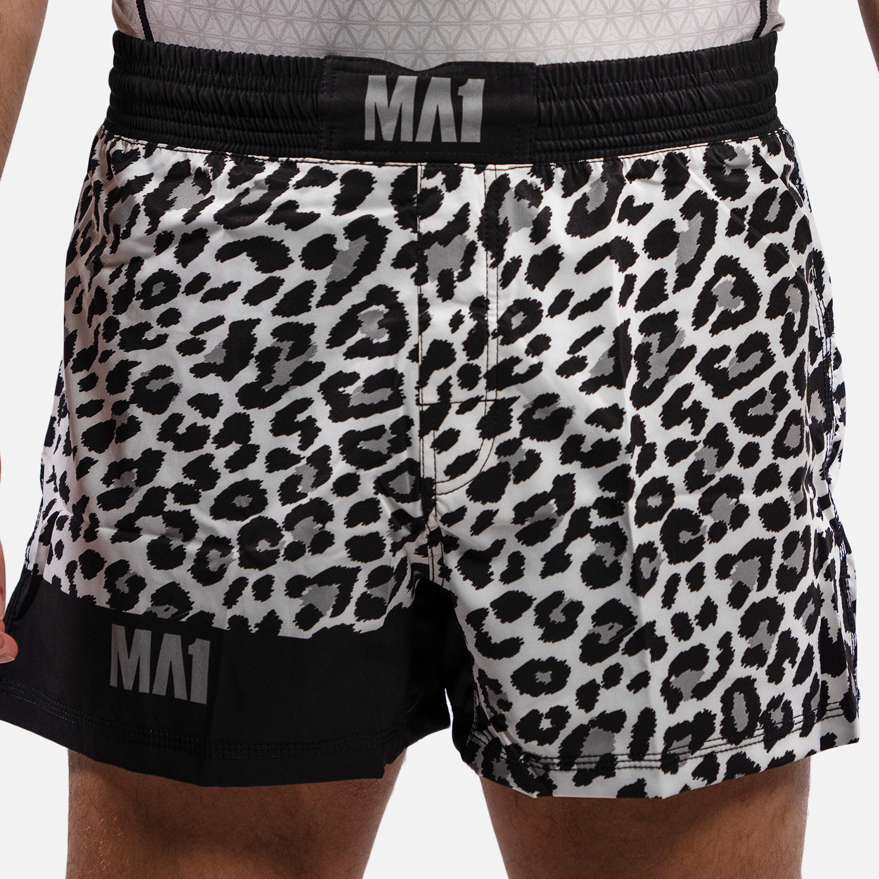 MA1 Craig Jones Snow Leopard High Cut MMA Shorts