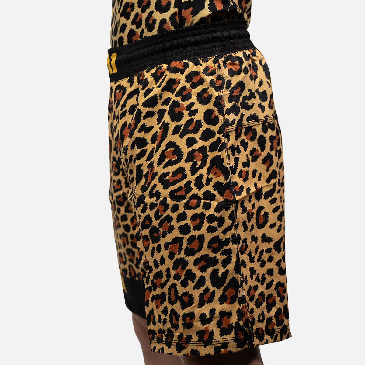 MA1 Craig Jones Gold Leopard MMA Shorts - product photo 3