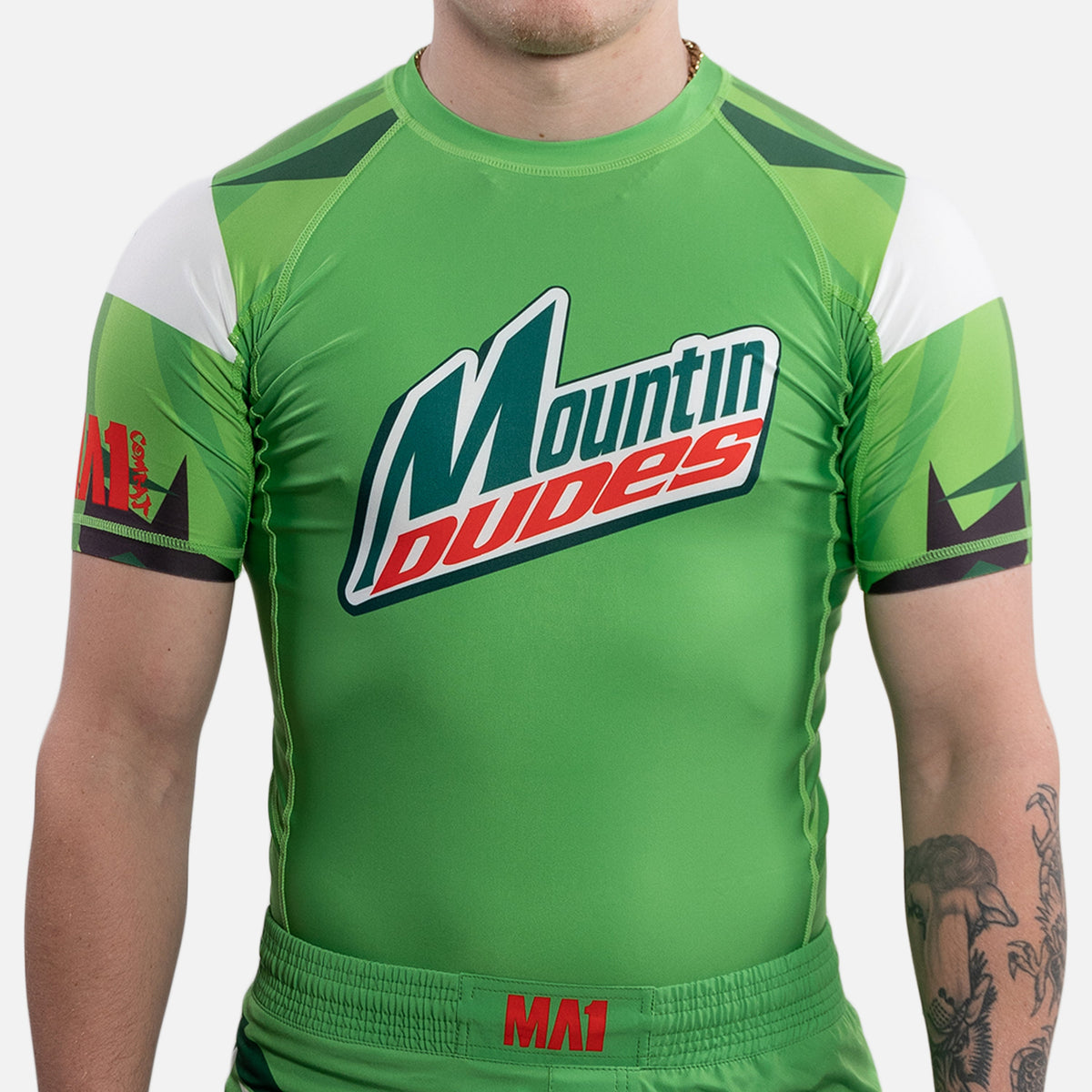 MA1 El Segundo Mountain Dude Short Sleeve Rashguard - product photo 2