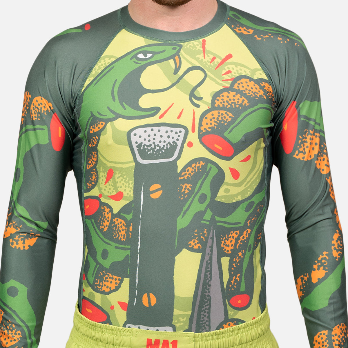 MA1 Snake Long Sleeve Rashguard - product photo 2