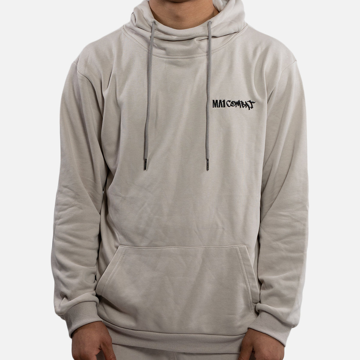MA1 Combat Tan High Neck Hoodie - product photo 5