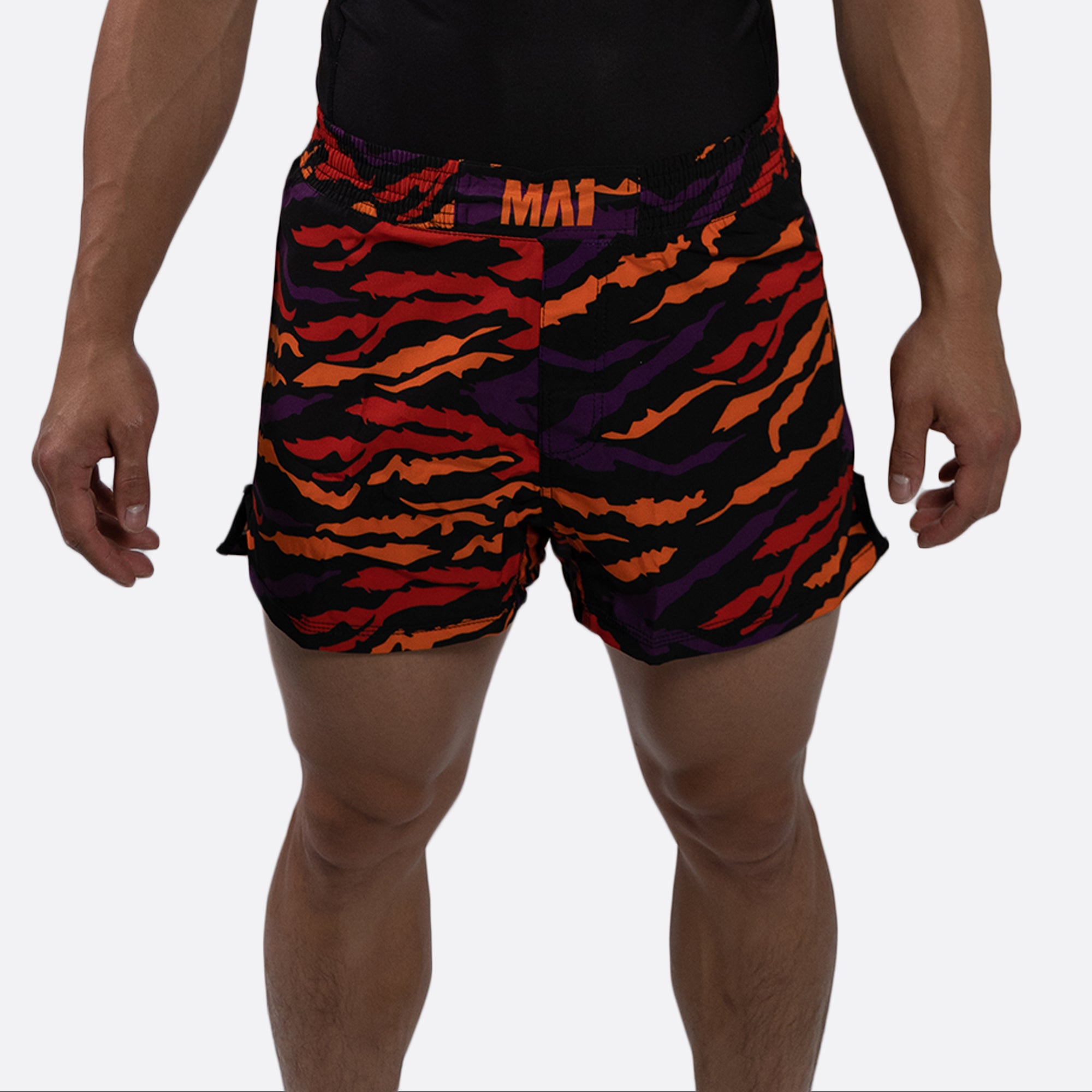 MA1 Tiger Stripe High Cut MMA Shorts