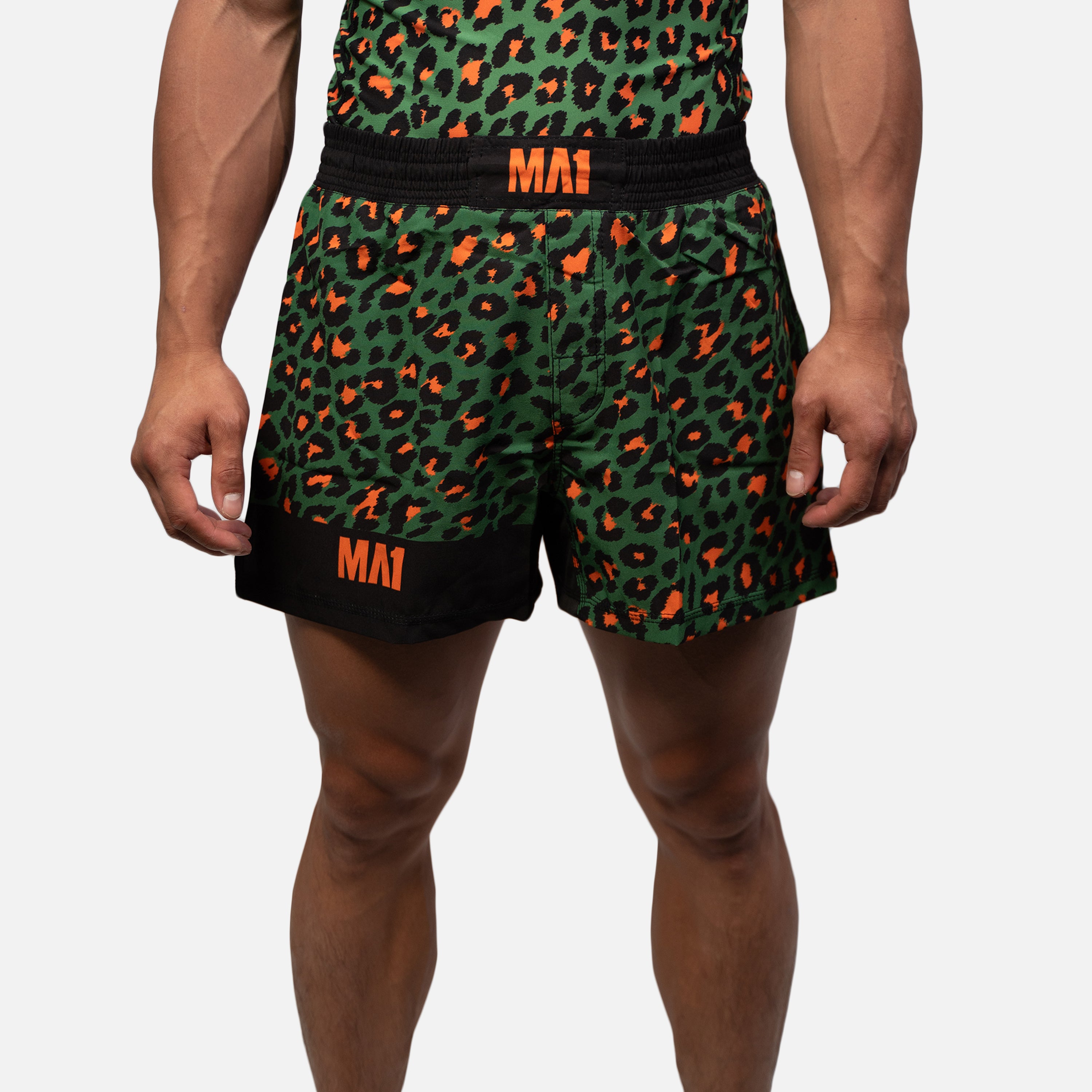 MA1 Craig Jones Tropics Leopard High Cut MMA Shorts