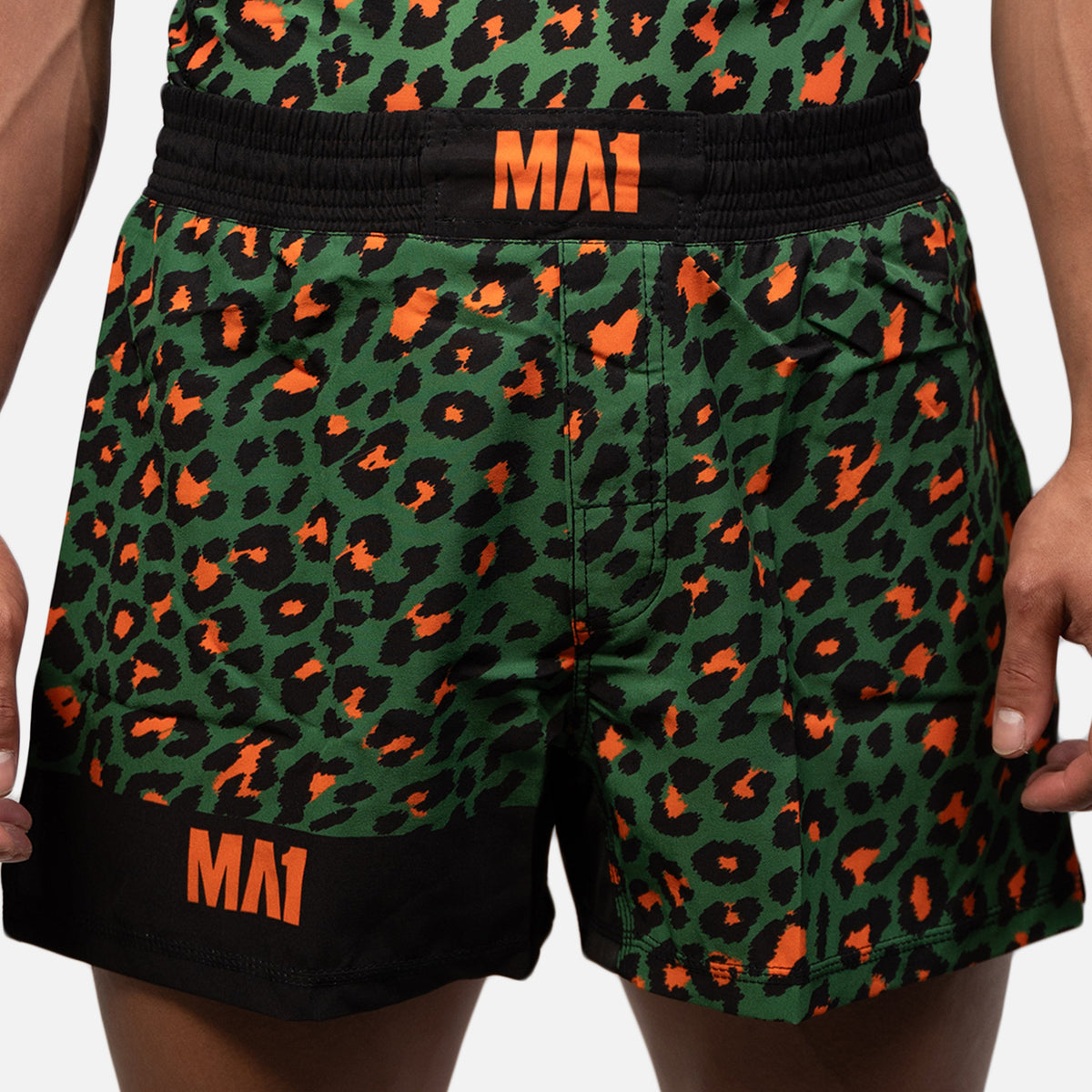 MA1 Craig Jones Tropics Leopard High Cut MMA Shorts - product photo 2