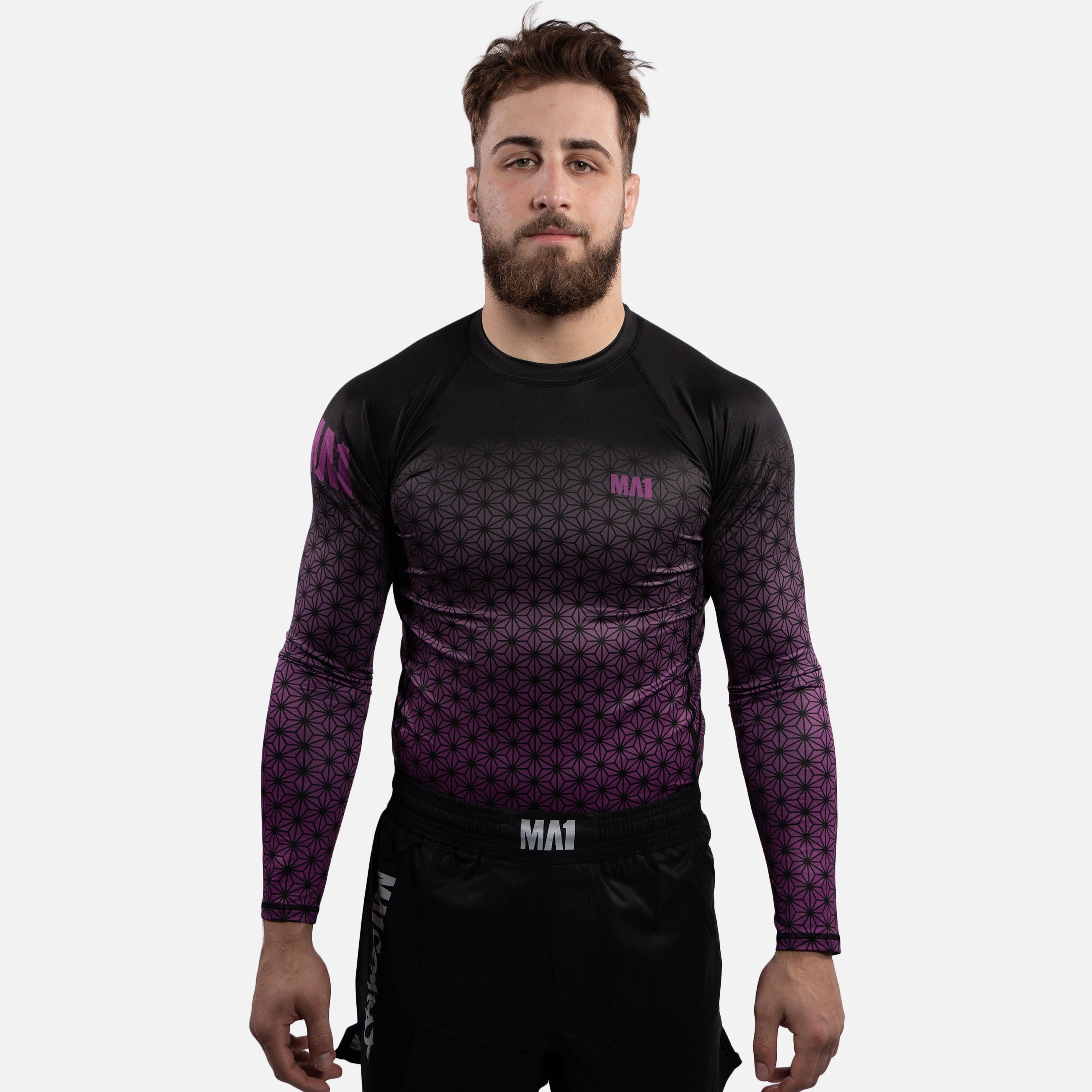 MA1 Long Sleeve Rash Guard - Wagara Purple