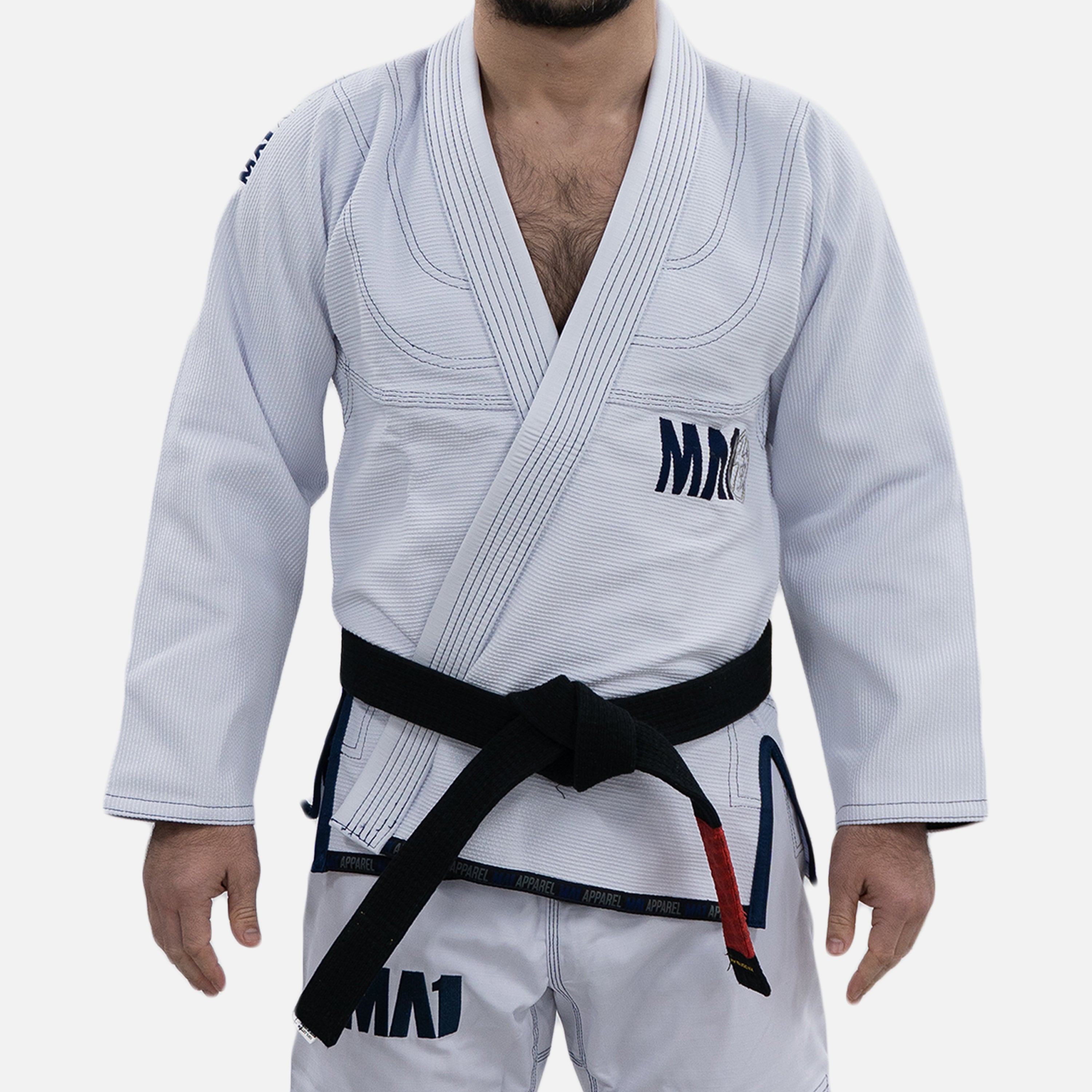 MA1 Premium Comp Gi - White, Navy & Grey