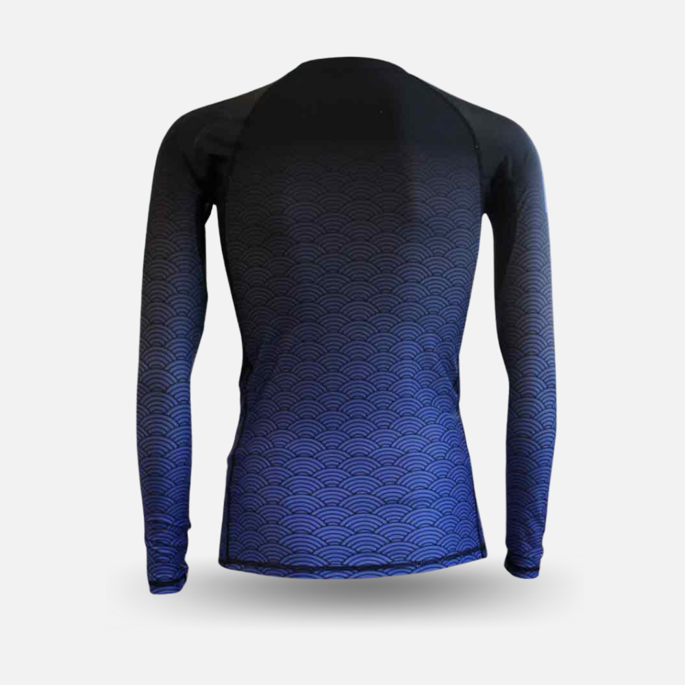 MA1 Long Sleeve Rash Guard - Wagara Blue