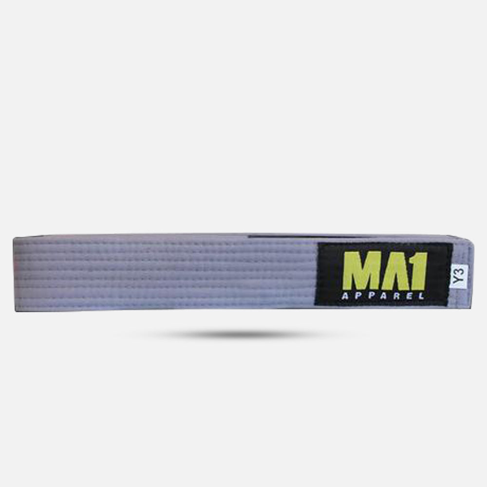 MA1 Kids BJJ Gi Belt - Grey