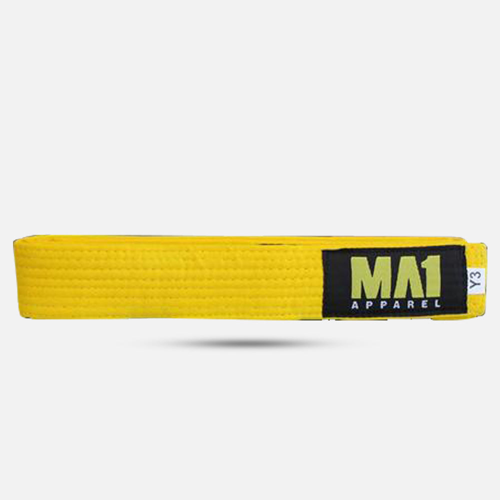 MA1 Kids BJJ Gi Belt - Yellow