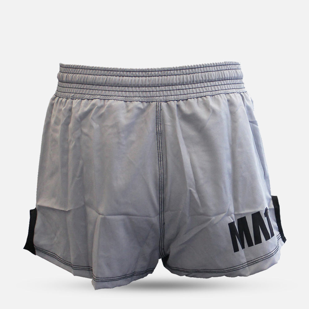 MA1 Combat Basic Grey Black High Cut MMA Shorts